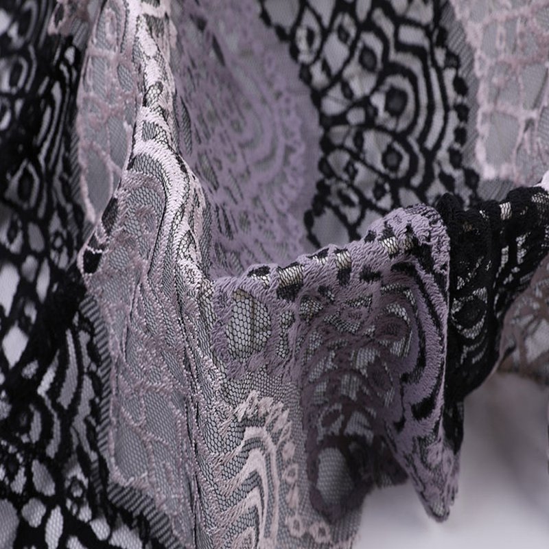 Lace Fabric Women's Polyester Warp Knit for Women's Wear Wholesale Sup 6